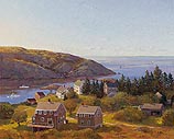 Looking West over Monhegan