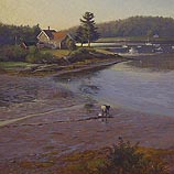 Clamming at Low Tide