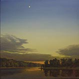 Cove, Moon, Dusk, I