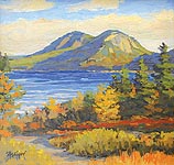 Jordan Pond in the Fall