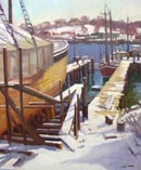Winter Morning, Gloucester Harbor