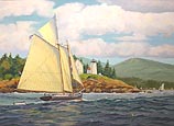 Rounding Curtis Island