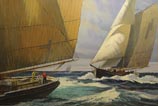 Ship Astern, Schooner Pilgrim Homeward Bound