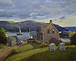 Monhegan Harbor Dawning