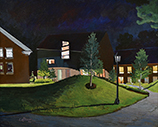 Bowdoin College Nocturne - Smith Union, Gibbons Center, Mills Hall