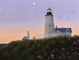 Moon Over Maine, Pemaquid Point Light