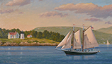 Afternoon sail, Camden, Schooner "Mercantile"