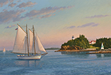 Returning to Rockland - "American Eagle" off Owl