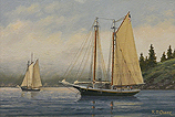 Lifting Fog, Penobscot Bay