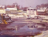 Winter Reflection, Essex Harbor