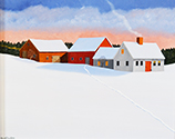 Across the Frosty Field